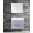 thumbnail image 6 of Innoci-USA Anacapa 32" Wall Hung Vanity set with Ceramic Top with Integrated Basin and Medicine Cabinet with Matching Finish, 6 of 8