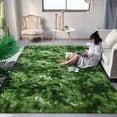 thumbnail image 1 of Alfombra de Felpa Suave Verde Antideslizante DweIke 203x254 cm, 1 of 9