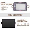 thumbnail image 6 of Yayeee Foldable Storage Basket for Shelves with Handles Set of 2 Waterproof Cloth Bins, Night Neon Road, 6 of 7