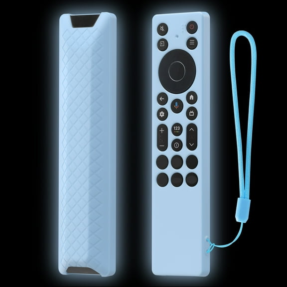 Remote Silicone Protective Cover For TCL RC923A/RC813A Remote Control Shockproof, Anti Drop, Dustproof Protective Cover Sleeve with Lanyard
