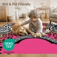 thumbnail image 4 of ODIKA Spotted Cheetah Tower Zebra Stripe Print Leopard Playful Expressive Non-Slip Chair-Friendly for Home Office, Gaming Room, Under Desk, 4 of 7