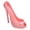Pink, variant on M Buder High Heeled Shoe Wine Rack Tabletop Single Bottle Display Holder Decorative Synthetic Resin Stand for Living Room Kitchen Bar, Gold (7.9x3.9x7.5 in / 20x10x19 cm)