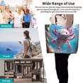 thumbnail image 6 of Kdxio Cute Underwater Axolotl Casual Tote Bags Women Big Capacity Shoulder Bag for Women Travel Shoulder Bags Handbags, 6 of 6