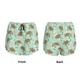 thumbnail image 5 of Lsque Cute Sea Turtles Printed Women's Running Shorts with Liner Pockets,Elastic Quick Dry Workout Athletic Gym Yoga Shorts,Womens High Waist Shorts-Medium, 5 of 9