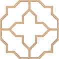 thumbnail image 5 of 66 7/8"W x 66 7/8"H x 3/8"T King Size Laird Decorative Fretwork Wood Ceiling Panels, Hickory, 5 of 10