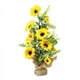 thumbnail image 1 of Flores simuladas,Flores artificiales Falsas plantas de plástico que no se desvanecen,Caja de ventana de porche de jardín Decoración ,Boda Novia Ramo Flores Amarillas 3 piezas Sunnimix Flores simuladas, 1 of 8