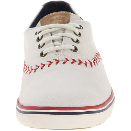 Keds Women's Champion Pennant Baseball Fashion Sneaker,Off White,5 M US ...
