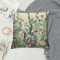 thumbnail image 2 of Sheronv Flowers Graphic Decorative Short Plush Throw Pillow Cover for Home Couch - Spring Theme - 1PC 20x20in, 2 of 5