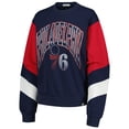 thumbnail image 2 of Women's '47 Navy Philadelphia 76ers 2023/24 City Edition Nova Crew Sweatshirt, 2 of 3