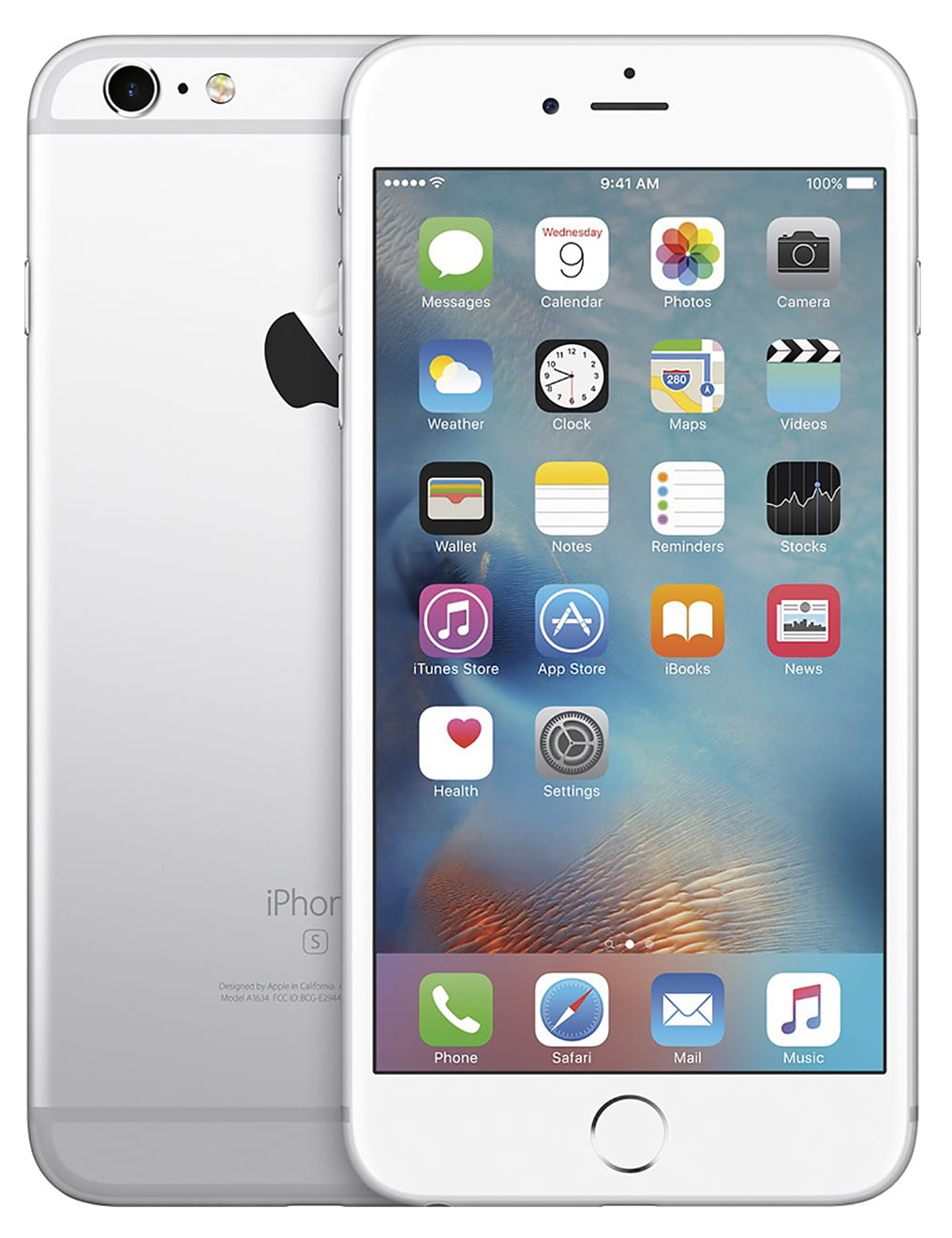Apple iPhone 6s Plus 32GB Unlocked GSM/CDMA 4G Dual-Core Phone w/ 12MP Camera - Silver -