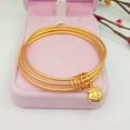 thumbnail image 1 of HOOUN Girl's hand ring 22K 23K 24K THAI BAHT YELLOW GOLD GP Bracelet, 1 of 3