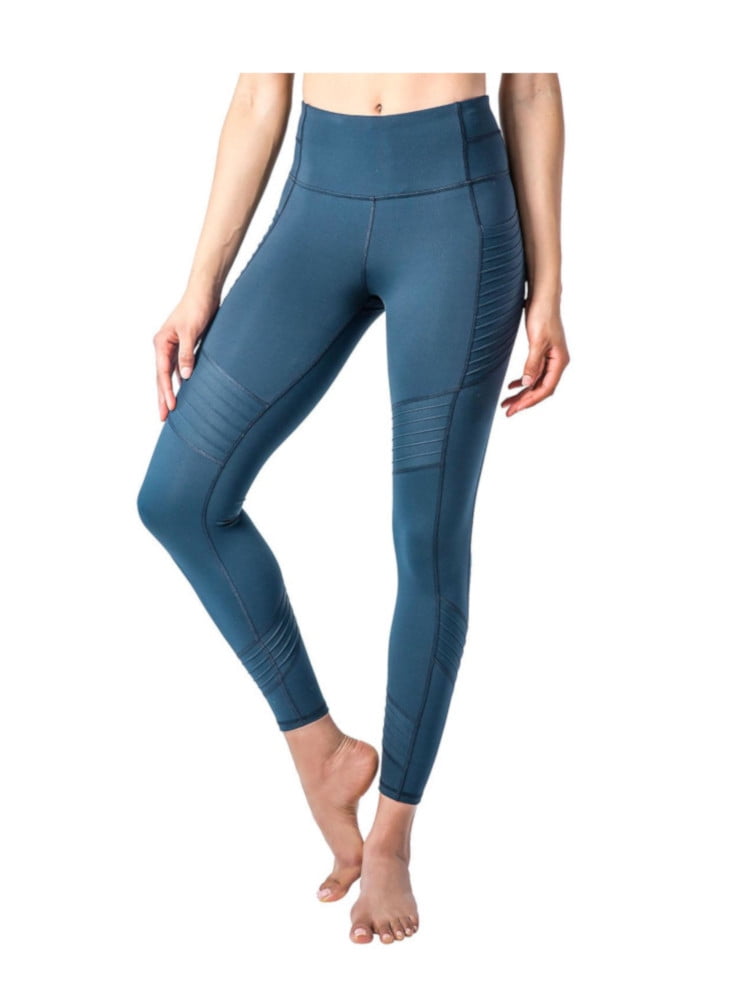 Moto Leggings, Dark Sea 