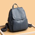 thumbnail image 2 of Backpack Women's Trendy All-match Anti-theft Backpack Large Capacity Soft Leather Women's Travel Backpack, 2 of 5