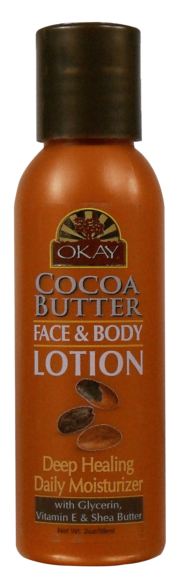 Okay Cocoa Butter Face & Body Lotion, 2 Oz