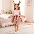 thumbnail image 2 of Afdoent Girls Clothes Fashion Girls Tutu Dress With Skirt And Festive Printed Top For Holiday Parties And 7-8 Years, 2 of 4