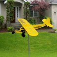 thumbnail image 2 of Garden Decoration, Aircraft Weathervane .3X12.6 Inches Easy to Install Outdoor Metal Weathervane Suitable for Garden Aviation Enthusiasts Gift, Card Slot, 2 of 6