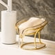 thumbnail image 4 of 4 Jaboneras De Baño Con Soporte De Hierro, Bandeja De Drenaje Para Cocina, Decorativa, Transparente, 4 of 8