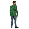 thumbnail image 2 of Suitmeister: Christmas Green Tree Light Up Men's Blazer, 2 of 5