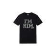 thumbnail image 1 of Camiseta gráfica "I Am Him" para hombre y mujer, informal, de verano, elástica, con cuello redondo, para deportes de batalla, corte clásico, 1 of 6
