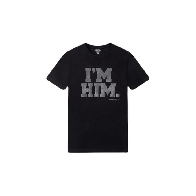Camiseta gráfica "I Am Him" para hombre y mujer, informal, de verano, elástica, con cuello redondo, para deportes de batalla, corte clásico