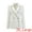 White, variant on Women's Double Breasted Blazer Business Suit Jacket L Pink