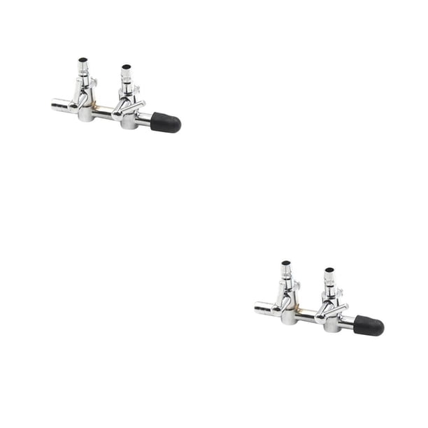 Methold Tubo de flujo de aire para acuario, regulador de bomba de oxígeno para pecera, válvula reguladora de aire, tubo de acero inoxidable para flujo Type1 NO1 Methold CBP122784