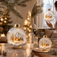 thumbnail image 5 of Christmas Story Ornament Ball,with Warm LED Light-Up for Christmas Tree Decor., 5 of 7