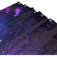 thumbnail image 3 of Starfield Bath Shower Curtain Liners - 60x72in - 100% Polyester - Waterproof Bath Curtain with C-Shaped Hooks for Bathroom Decoration 1 Panel, 3 of 5