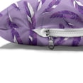 thumbnail image 4 of Dark Purple Pet Bed, Delicate Feathers Interpretation on Plain Background, Chew Resistant Pad for Dogs and Cats Cushion with Removable Cover, 24" x 39", Lavender Fuchsia, by Ambesonne, 4 of 4