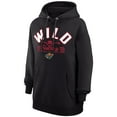 thumbnail image 2 of Men's Starter  Black Minnesota Wild Puck Pullover Hoodie, 2 of 3