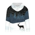 thumbnail image 4 of Yusimy Mens Christmas Printed Hoodie with Pockets & Drawstring Long Sleeve Pullover Athletic Top, 4 of 6