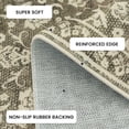 thumbnail image 5 of GLATTICE Indoor Doormat 2x3 Small Area Rugs Washable 2x3 Front Door Mat Entrance Doormat Non Slip Rubber Backed Entryway Rug for Entry Kithen Bedroom, Taupe Brown, 5 of 7