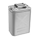 thumbnail image 3 of Contenedor de almacenamiento de agua, tanque de combustible, portátil, de acero inoxidable, resistente, de gran capacidad, jarra de metal para almacen 40 litros, 3 of 8