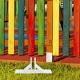thumbnail image 4 of AURARMLET Triangle Shelf Brackets For Lawn Wooden Fence Base White 1 Piece, 4 of 8