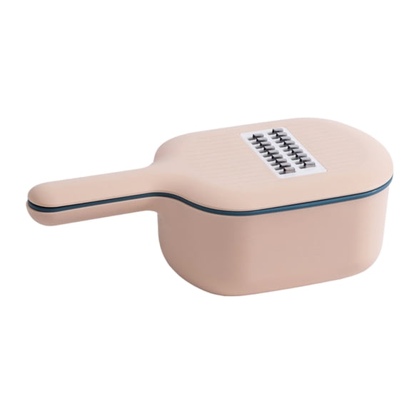 Toystoory Cortadora de patatas resistente y duradera con colador que simplifica las tareas de preparación de alimentos Picadora multifuncional Cocina y Comedor rosa