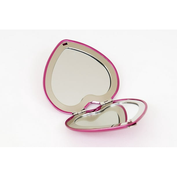 Canvas Print Pink Pocket Mirror Heart - Makeup Print Mirror Canvas Print Pink Pocket Mirror Heart - Makeup Print Mirror