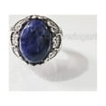 thumbnail image 3 of Sodalite Mans Ring, Natural Blue Sodalite, Unisex Ring, Oxidized Silver Jewelry, 925 Silver Ring, Birthday Gift, Heavy Men Ring, Arabic Design, Ottoman Style Ring, Christmas, Turkish Signet Ring, 3 of 7