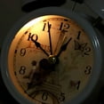 thumbnail image 3 of Reloj Despertador Digital Silencioso, Reloj Despertador Mini Reloj Despertador Digital Silencioso De Metal Con Luces Reloj Despertador Antiguo Junto A La Cama Para Estudiantes,, 3 of 7