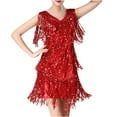 thumbnail image 1 of Cameland Robe de Soirée Sans Manches à Sequins pour Femmes, Robe Formelle, 1 of 4
