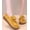 Yellow, variant on Women Beaded Round Toe Lace up Loafers, Soft Flat Sole Dressy Casual Footwear For Office Party Daily Walking Outfits Coffee 6.5