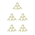 thumbnail image 2 of Guardoinrt Superbe Filigrane 3 Trous Connecteur Menuiser Bijoux Bricolage Résultats Or 5Set, 2 of 6