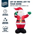 thumbnail image 3 of Papá Noel inflable Joiedomi de 1,8 m con luz LED para jardín, 3 of 9