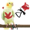 thumbnail image 1 of Arnés ajustable para pájaros con correa de 80 pulgadas, Kit de vuelo al aire libre, cuerda de entrenamiento para pájaros, loros, cacatúas XS, 1 of 4