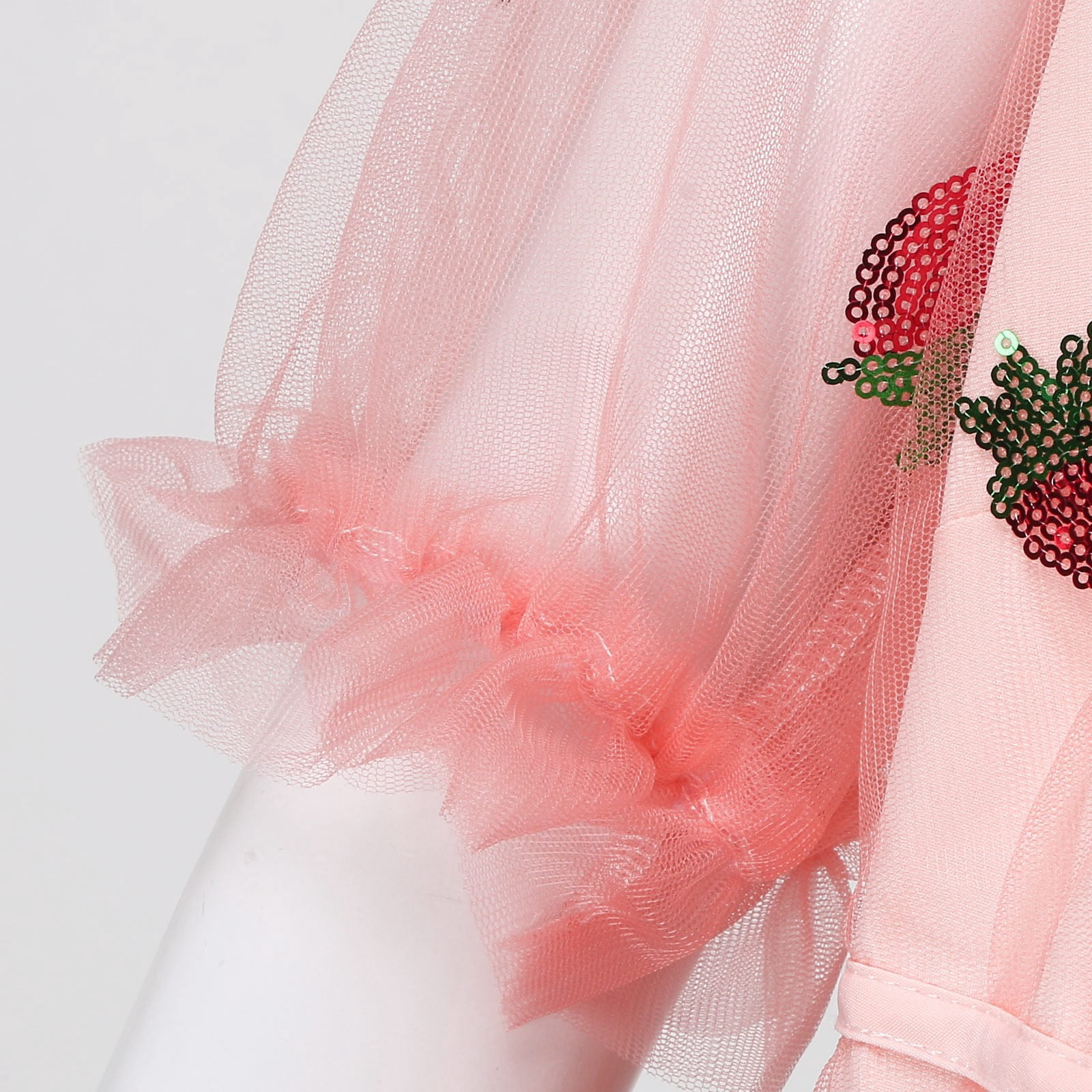 XINSHIDE Dress Women Strawberry Sequins Embroidery Mesh Round Neck Tunic  Party Dress Elegant Dresses For Women - Walmart.com