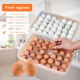 thumbnail image 4 of GOOHOCHY Soporte para guardar huevos en el refrigerador, huevera de 34 compartimentos, bandeja para huevos para el refrigerador, 4 of 8