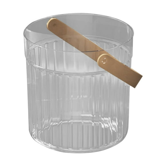 Dvkptbk Ice Containers Acrylic Ice Bucket Plastic Carrying Bucket High-Value Champagne Bucket Home Bar Ktv Ice Pellet Bucket Home Filling Ice Bucket Kitchen Essentials