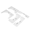 thumbnail image 3 of Shirt Ruler, Reusable Alignment Guide Ruler Exquisite PVC  For Office For Sewing, 3 of 8