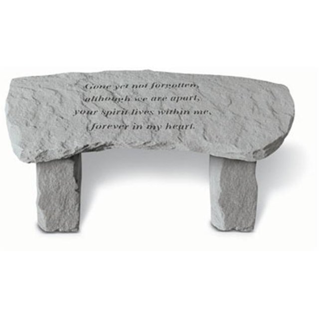 Kay Berry- Inc. Gone Yet Not Forgotten - Memorial Bench - 29 Inches x 12 Inches x 14.5 Inches
