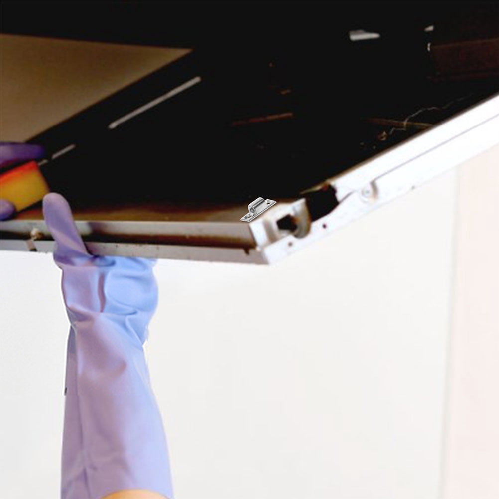 HIAKDOFT 1 Set Range Hood Latch Stainless Steel Easy Installation For Professionals