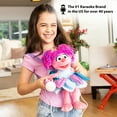 thumbnail image 6 of Singing Machine Kids, Sesame Street Karaoke Plush Backpack with built-in microphone and straps, Abby Cadabby., 6 of 11